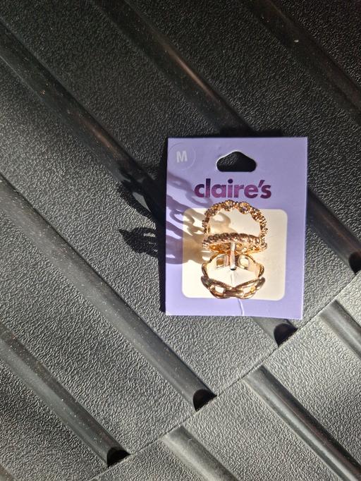  — bn 3pk rings size medium Claires
