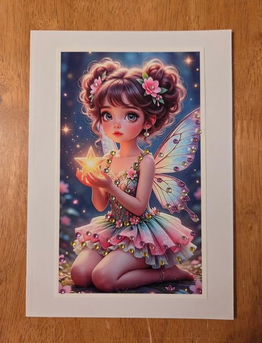  — HANDMADE PRETTY FAIRY CARD