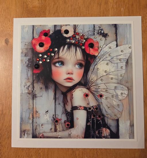  — HANDMADE BEAUTIFUL GIRL CARD