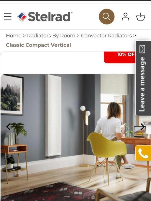  — Stelrad K2 Classic Radiator. 1800cm x 600mm
