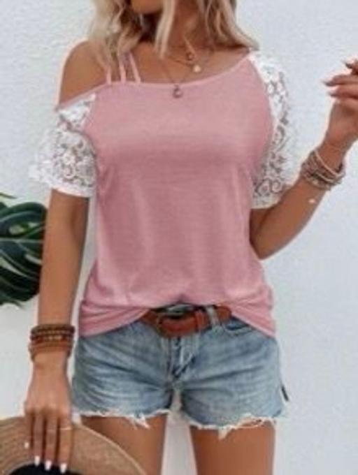  — Label Cut Out Fit 10,12,14 Cold Shoulder Top