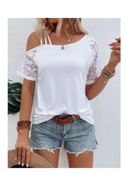  — Label Cut Out Fit 10,12,14 Cold Shoulder Top