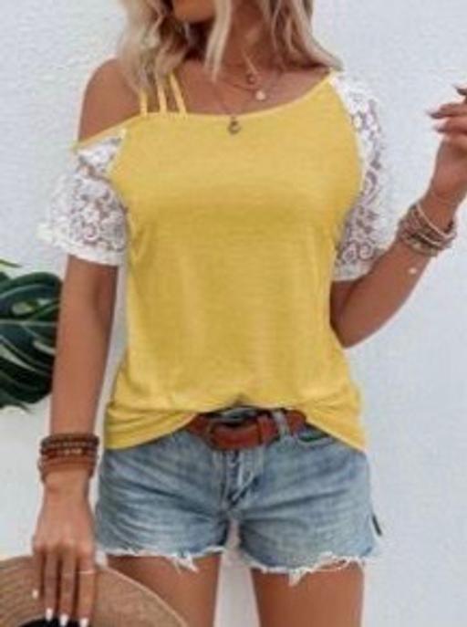  — Label Cut Out Fit 10,12,14 Cold Shoulder Top