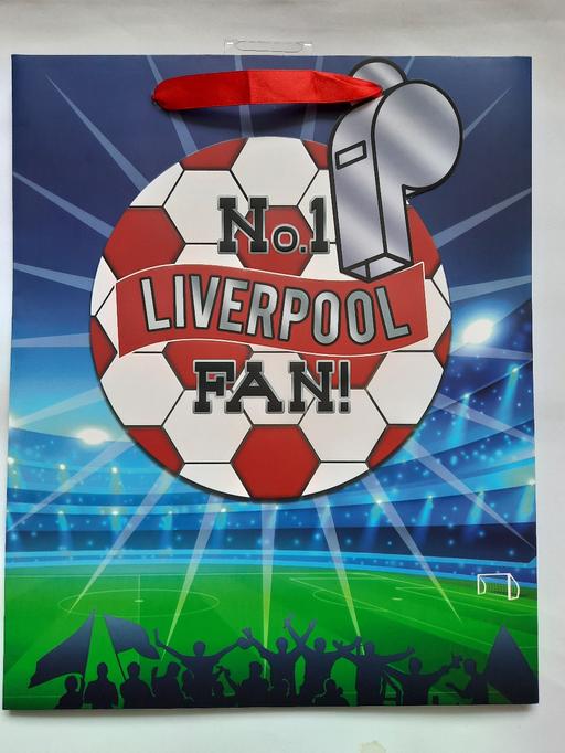  — Liverpool Gift Bag Large No1 Fan Football