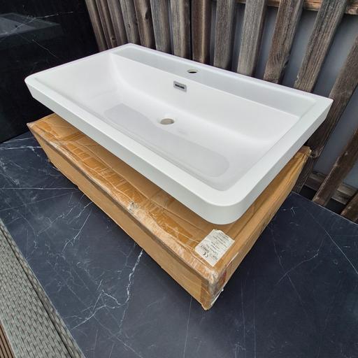  — Beba Resin Stone Basin for Wall Hung Vanity