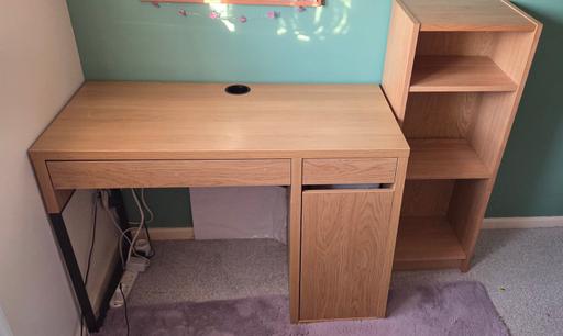  — ikea desk and bookcase