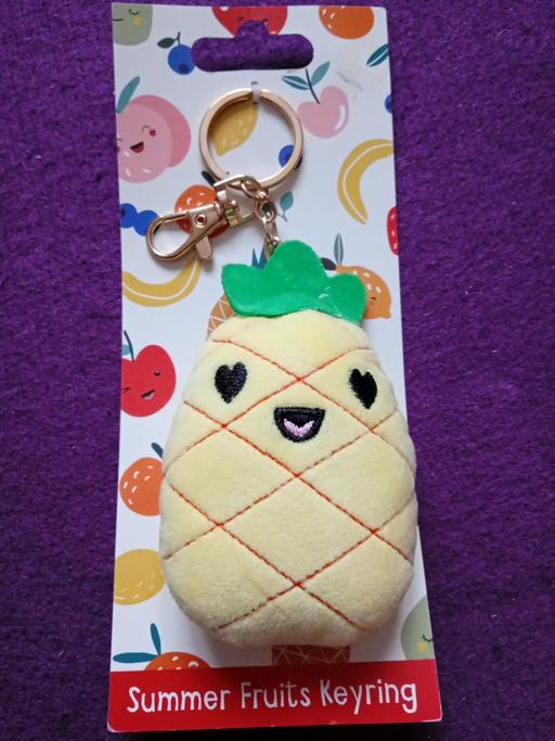  — brand new summer fruits keyring set