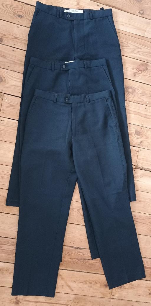  — 3 Pairs Boys Banner School Trousers Navy