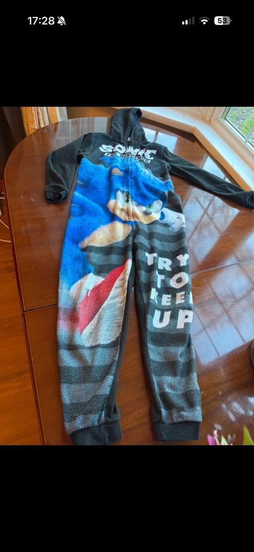  — Sonic hedgehog onesie