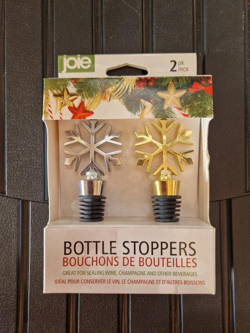  — bn xmas wine bottle stoppers