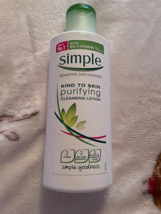  — Simple lotion