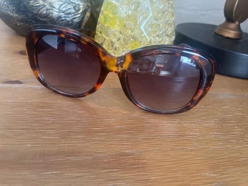  — Animal print sunglasses thick frame