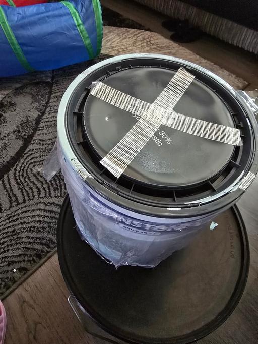  — soft sheen duckegg blue 5litre paint unopened
