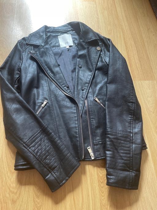  — River Island girls leather jacket age 11-12
