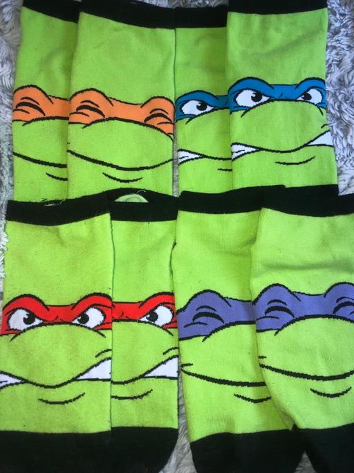  — Ninja turtle socks