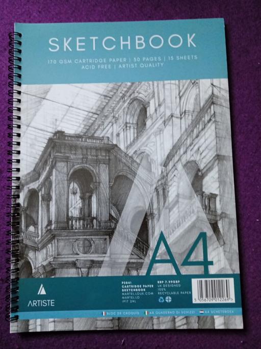 — brand new A4 spiral SKETCHBOOK