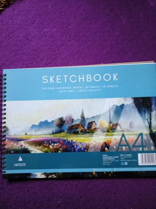  — brand new spiral SKETCHBOOK