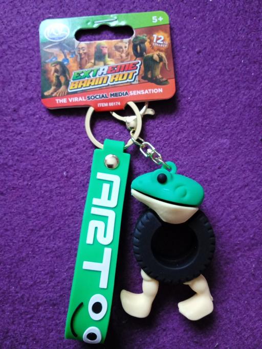  — brand new BRAIN ROT KEYRING SET