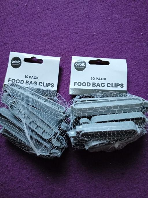  — 2 sets of 10 FOOD BAG CLIPS