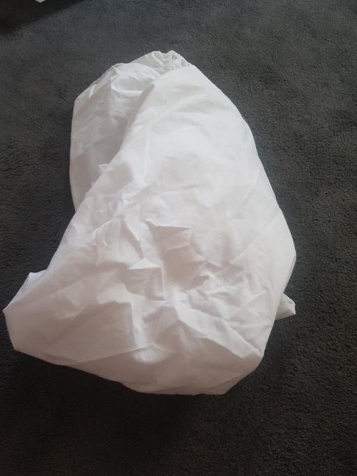  — white toddler bed fitted sheet