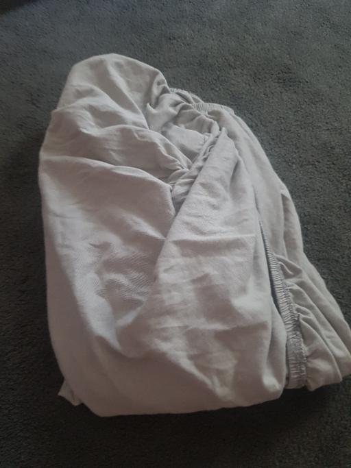  — grey toddler bed fitted sheet