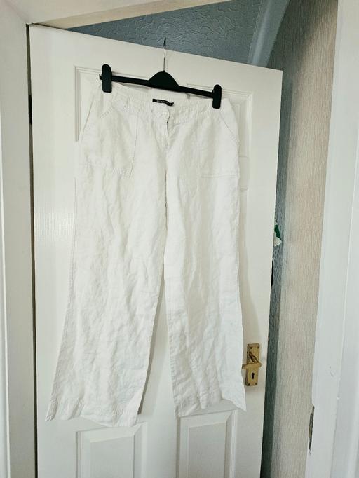  — Linen trousers, size 12.