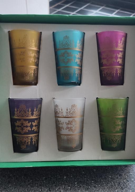  — Brand New Moroccan Tea Glasses - Set of 6