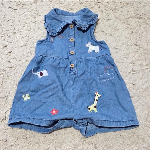  — 6-9 months Nutmeg playsuit