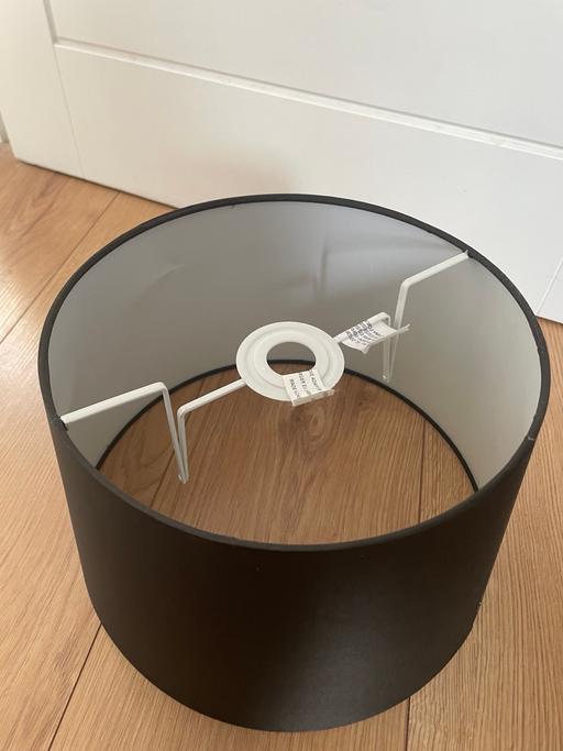  — Black lamp shade from Argos
