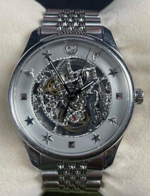  — Gucci Timeless AUTOMATIC Men's Skeleton Watch