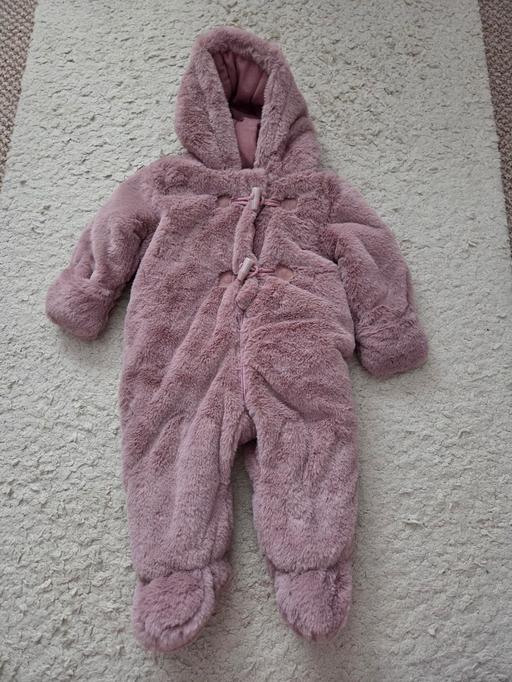  — 6-9 months GEORGE fluffy pramsuit
