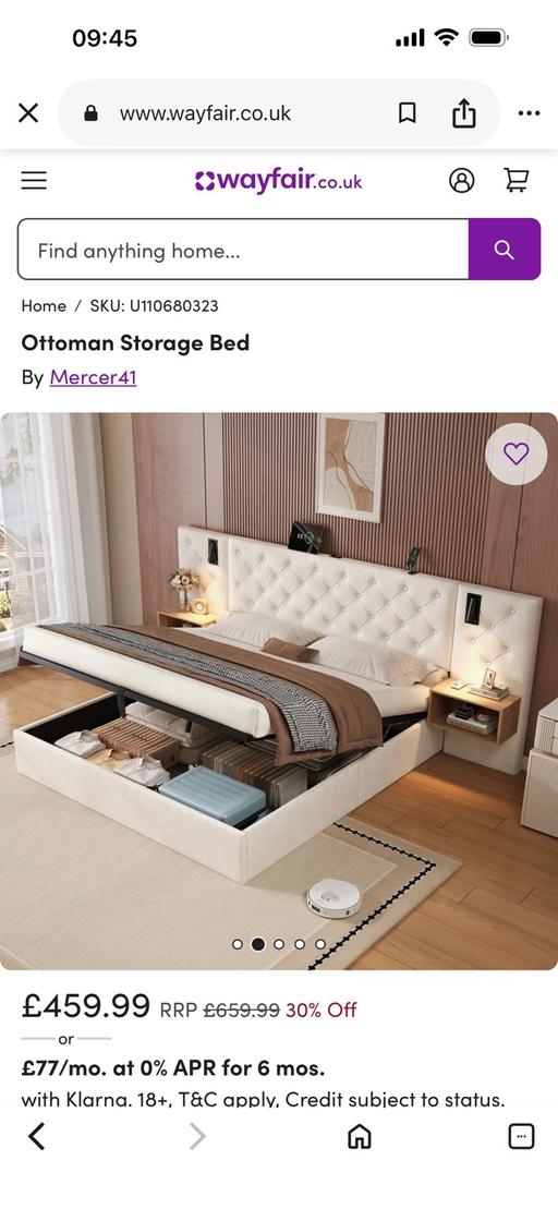  — King Size bed