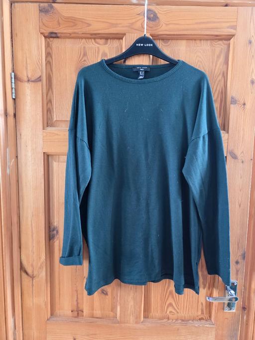  — New Look Tall Dark Green Slouchy Top!