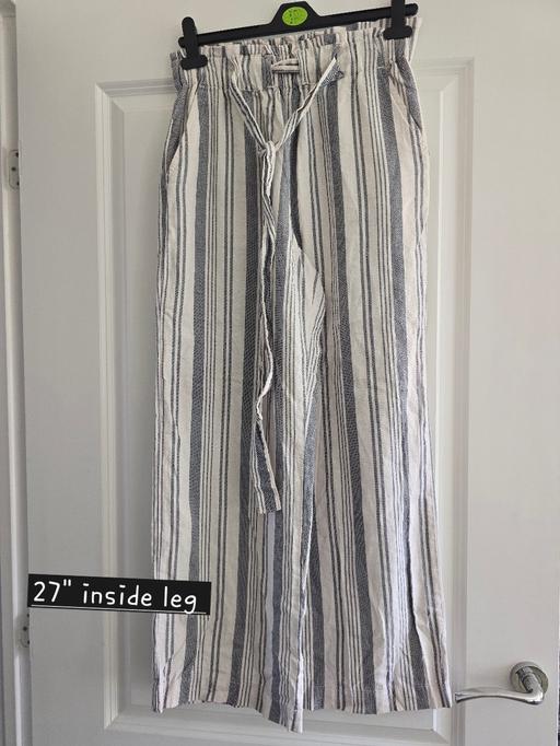  — George linen look trousers