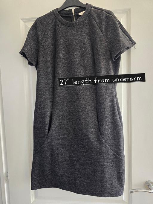  — Apricot grey dress 👗 uk16