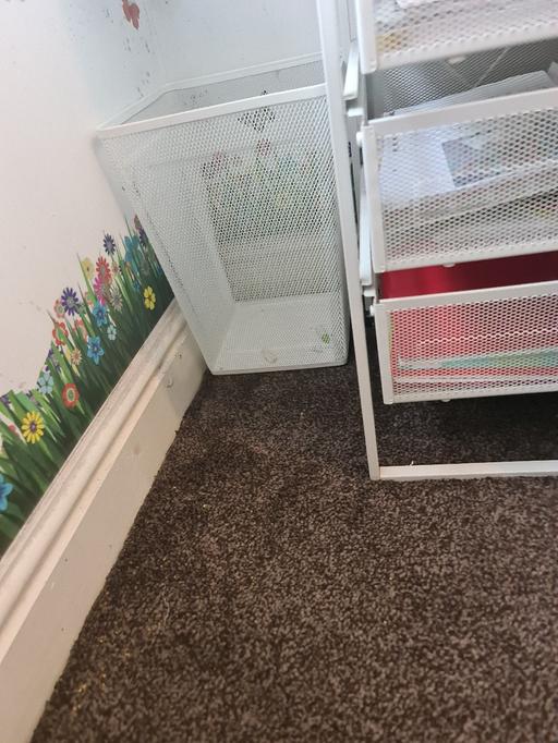  — kids desk and chair bin and stationary draws