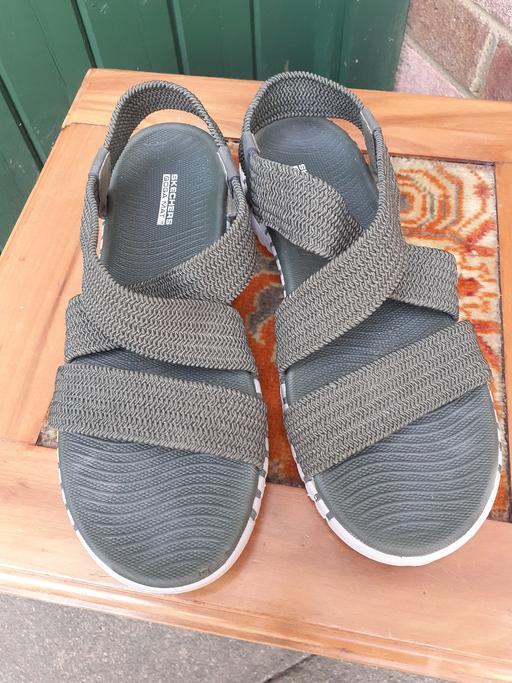  — Sketchers Ladies Goga Mat Sandals(LU33BY)