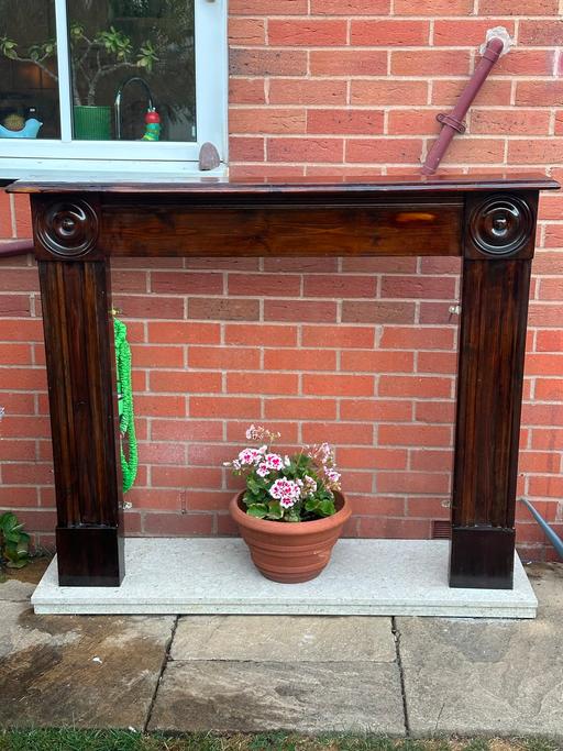  — Antique-Style Wood Fire Surround / Fireplace