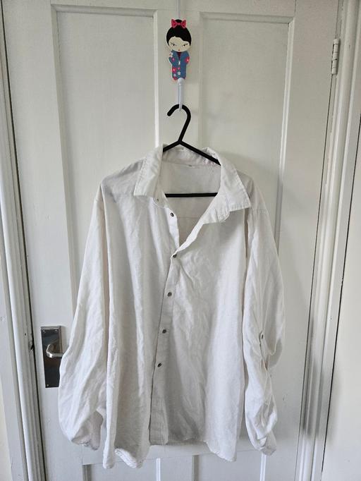  — White Linen Shirt