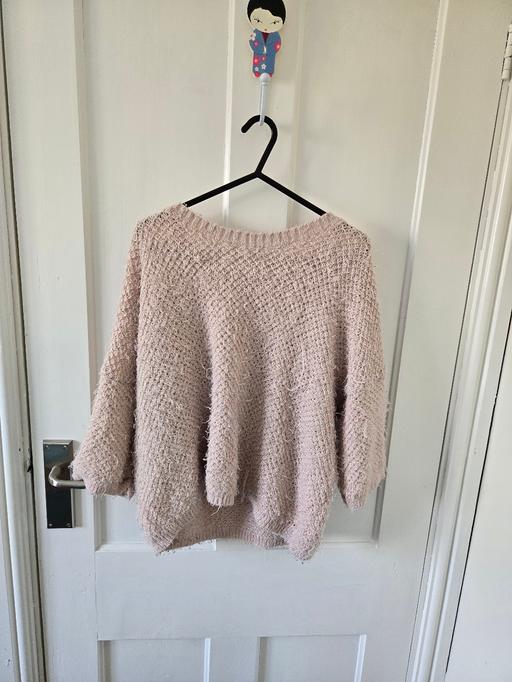  — Loose Knit Pink Top