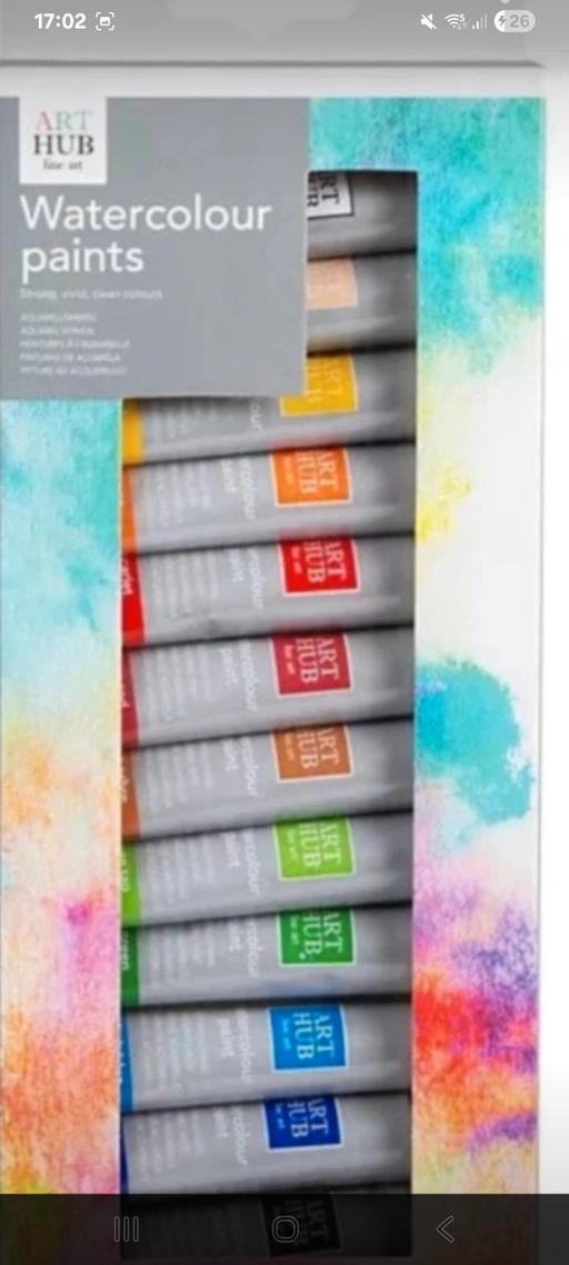  — 12 art water colours