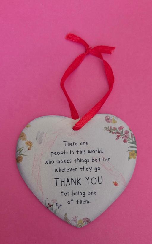  — THANK YOU QUOTE HEART