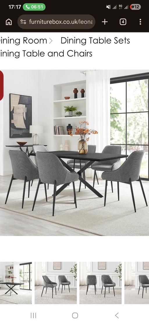  — table and chairs set