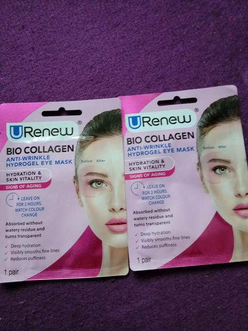  — 2 brand new COLLAGEN EYE MASK SETS