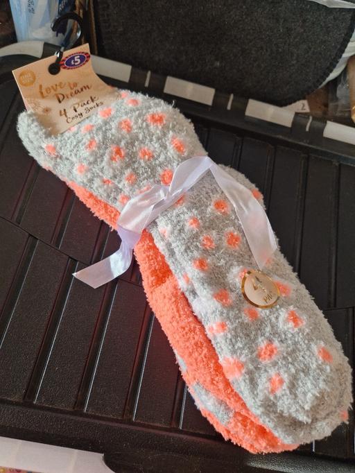  — bn 5pk cosy socks size 4-8