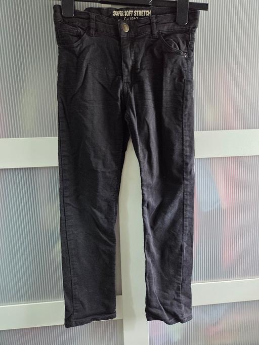  — Age 7-8 H&M super soft stretch black jeans
