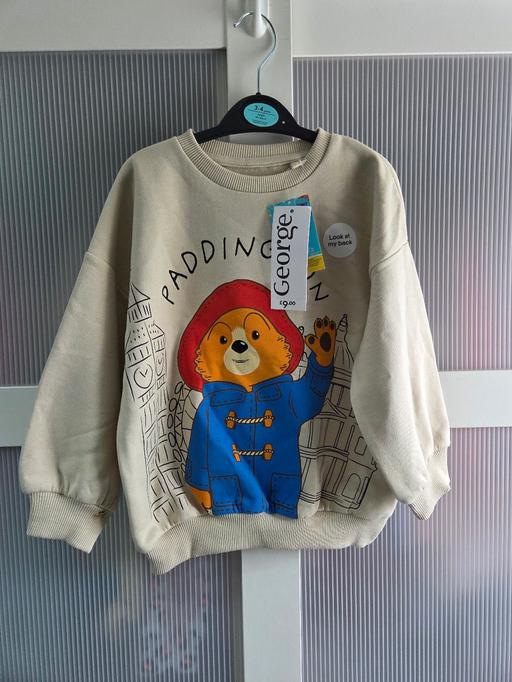  — 🌟NEW🌟 Age 3-4 GEORGE Paddington sweatshirt