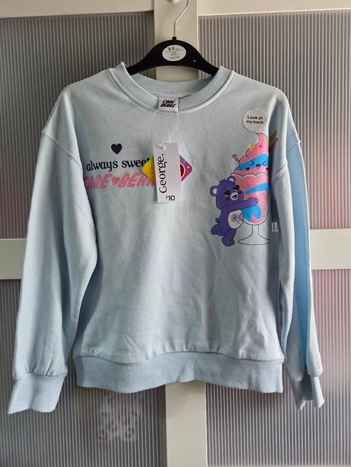  — 🌟NEW🌟 Age 8-9 GEORGE Care Bears sweatshirt