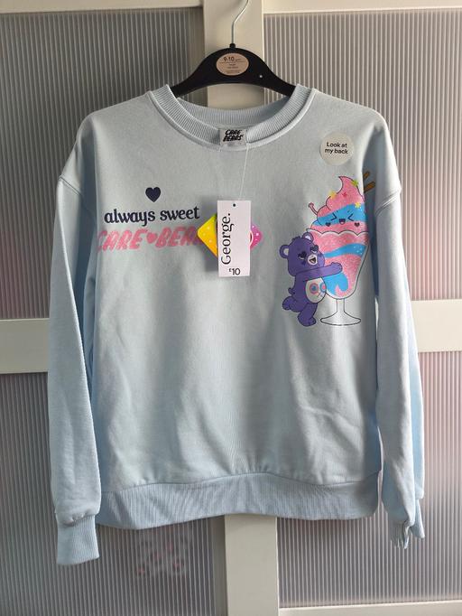  — 🌟NEW🌟 Age 9-10 GEORGE Care Bears sweatshirt