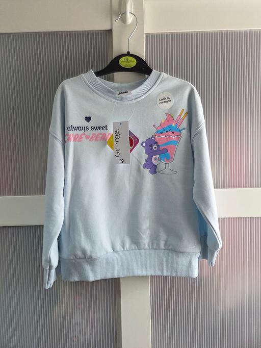  — 🌟NEW🌟 Age 4-5 GEORGE Care Bears sweatshirt